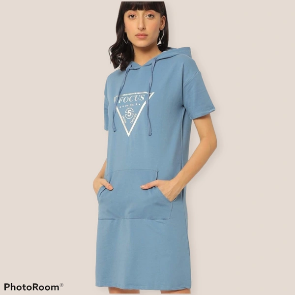 Polo Dress - S, Blue