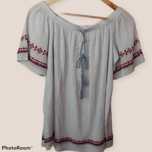 Off Shoulder Top - M, Multicolored 