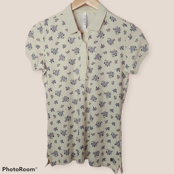 Polo T Shirt - S, Cream