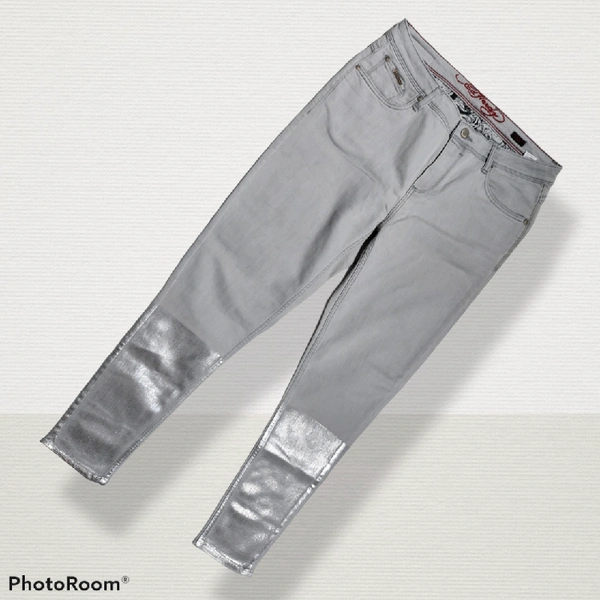 Denim Jeans - 34, Grey