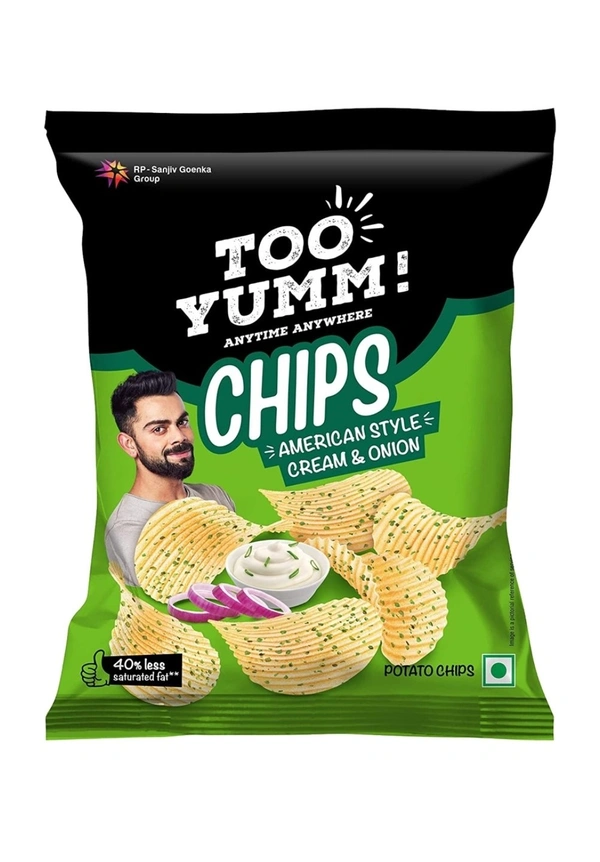 Too Yumm Style Cream & Onion Potato Chips 105 Gms