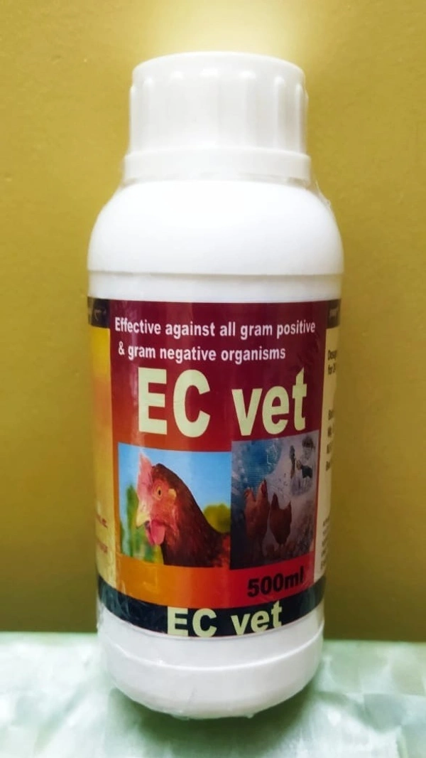 EC VET ( Enrofloxacin & Ciprofloxacin) Fowl Pox, Wingrot, Fowl Colera,crd, 1ltr
