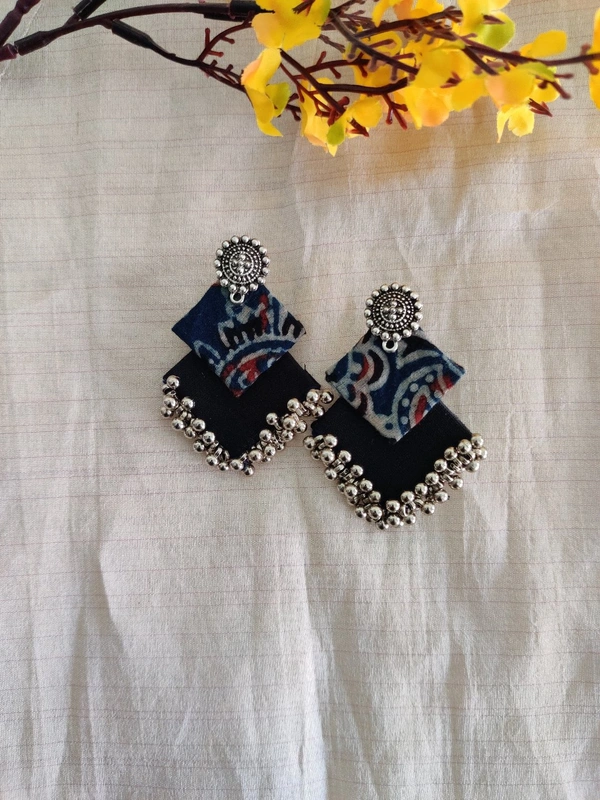 Dual Fabric Collection -Ajrakh - Black