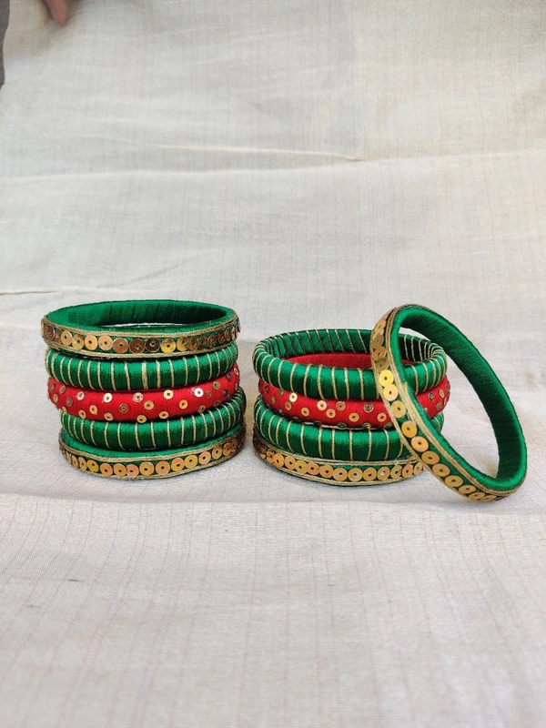 Bangle Set  - Red, 2.6