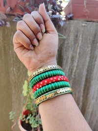 Bangle Set  - Red, 2.6