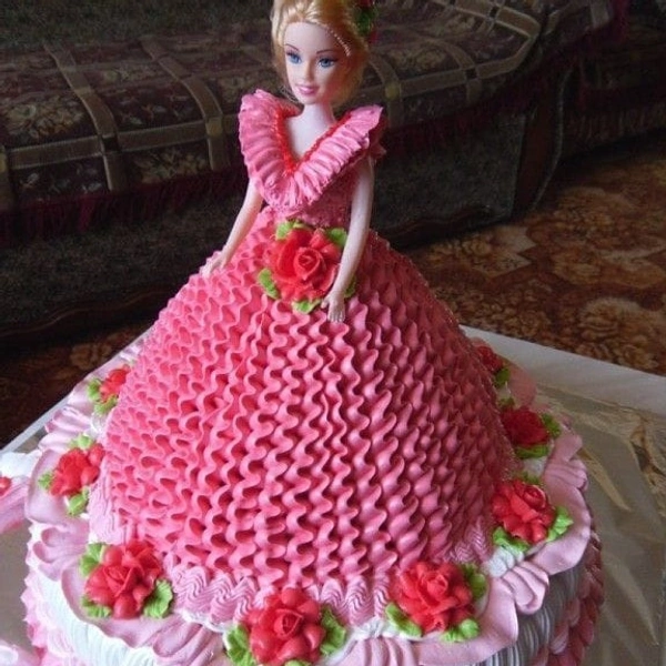 Barbie Doll Cake Special  - 1KG