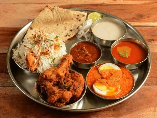 Chicken Thaali ( 3Pcs )@bholebaba.store