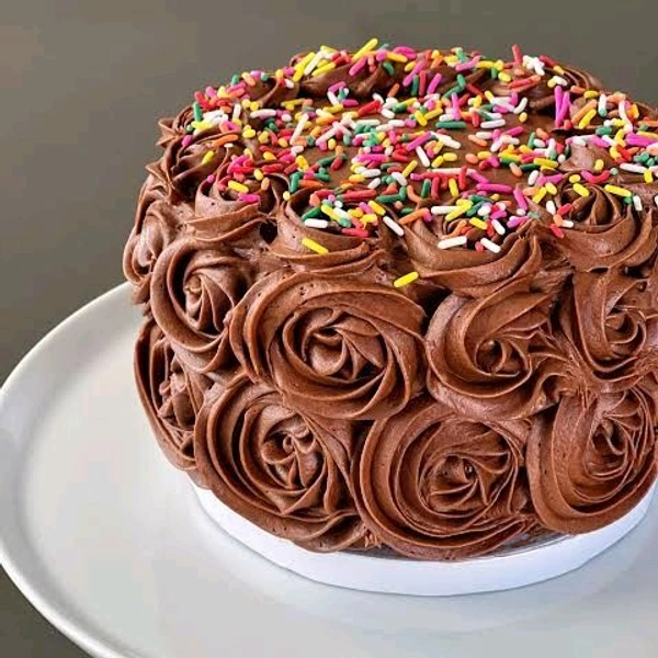 Chocolate Rose Cake - 500G