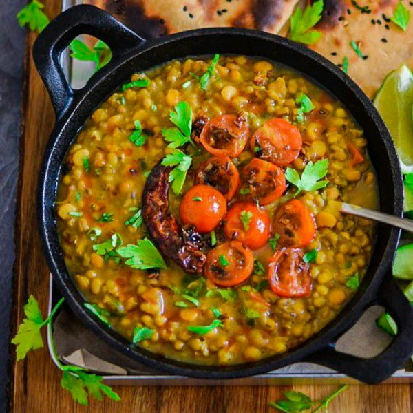  Egg Dal Tadka( Rahar But) @Aroti Food Hub  - Half Plate