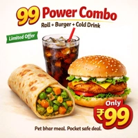 🟢 Power Combo - ROLL + BURGER + COLDDRINK 