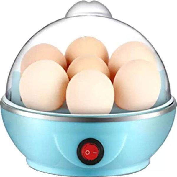 Electric Automatic Off Egg Boiler 7 Egg Poacher for Steaming, Cooking Also Boiling and Frying, Multi Color/Home Machine Egg Boiler/ Multicolor