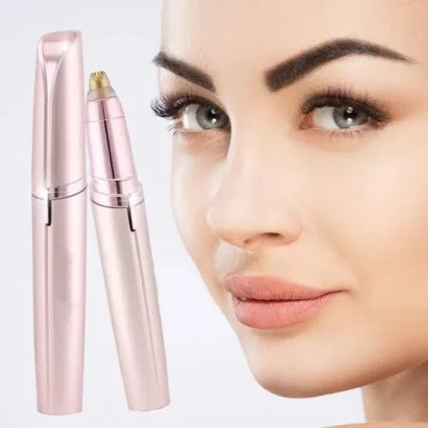 Eyebrow Trimmer With Battery Eyebrow Hair Remover Epilator for Women For Good Finishing56%off