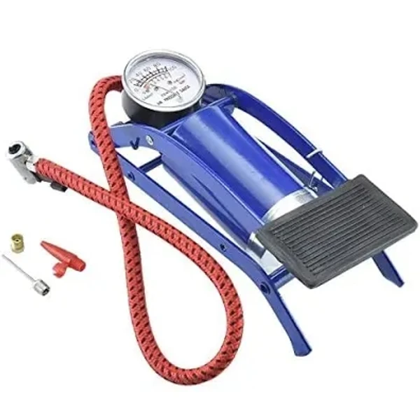 Portable High Pressure Foot Air Pump Compressor for Car, Bicycle and Bike