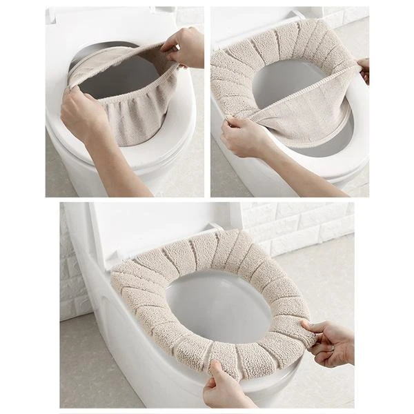 COMFORTABLE SOFT TOILET SEAT MAT COVER PAD