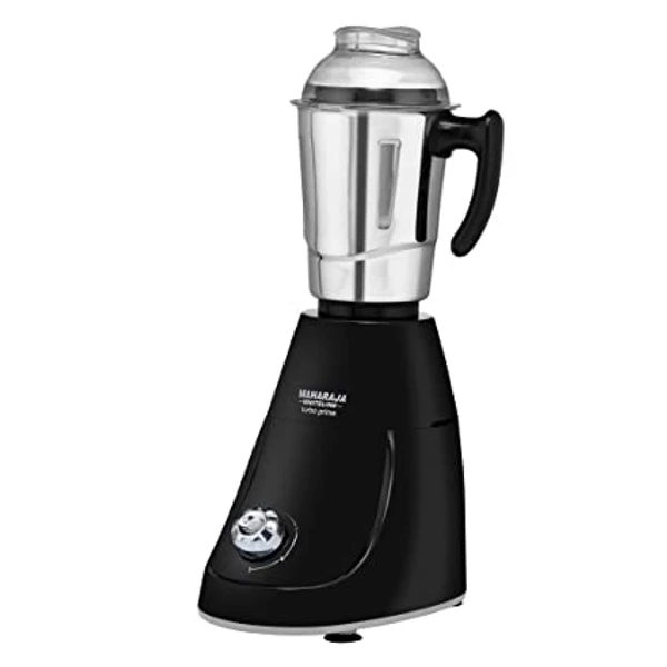 Maharaja Whiteline Turbo Prime DLX Mixer Grinder, 750W, 3 Jars, Black