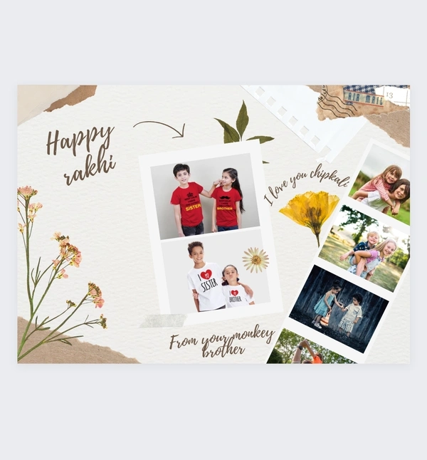 Gift This Customisable Resin Coated Photo Card To Your Loved Ones - A4