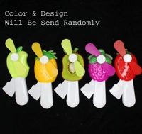 Fruit Fan /Hand Pressure Mini Fan Fruit Shape Cute Squeeze Toys/Cool Summer Fan/Fan Without Battery/Kids Fan Toys(Multi Color) - 1