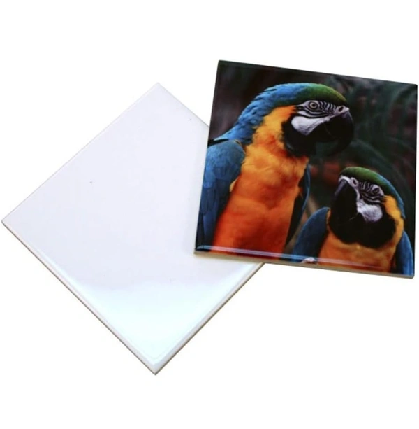 Rksports Ceramic Customisable Super Glossy Tiles - White, 10, 4*4