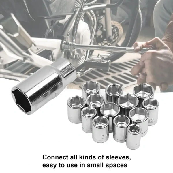 40-Piece SAE & Metric Performance Tool Socket & Wrench Set — Complete Tool Kit