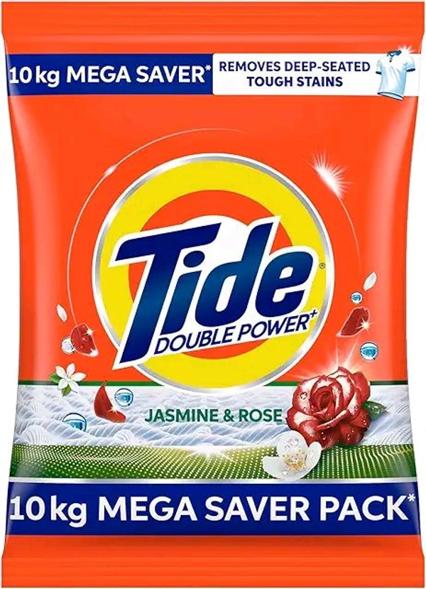 Tide Plus 10 Kg Detergent Washing Powder - Mega Saver Pack Surf