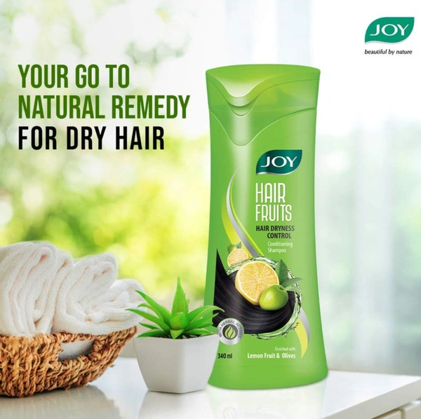 Joy Hair Dryness Control Conditioning Shampoo  - 340ml