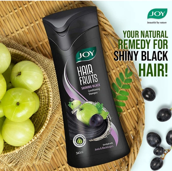 Joy Shining Black Conditioning Shampoo - 340ml