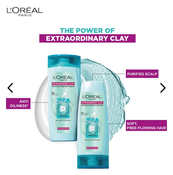 Loreal  L'oreal Extraordinary Clay Shampoo - 192ML