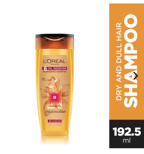 Loreal  L'oreal 6 Oil Nourish Shampoo - 192ML