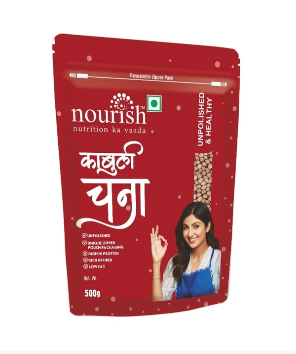 Nourish Kabuli Chana Unpolished - 500gm