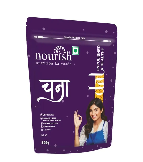 Nourish Chana Dal Unpolished  - 500gm