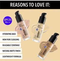 Blue Heaven Hyper Matte Foundation  - 30ml, caramel dusky+yellow