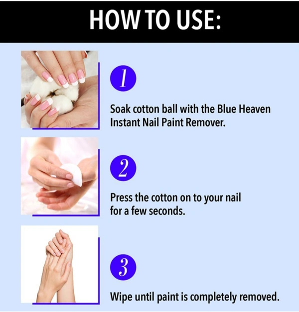 Blue Heaven Gentle Nail Paint Remover  - 125ml