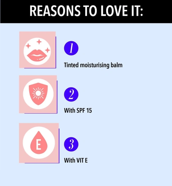 Blue Heaven Lip Charm Strawberry Kiss - 4gm