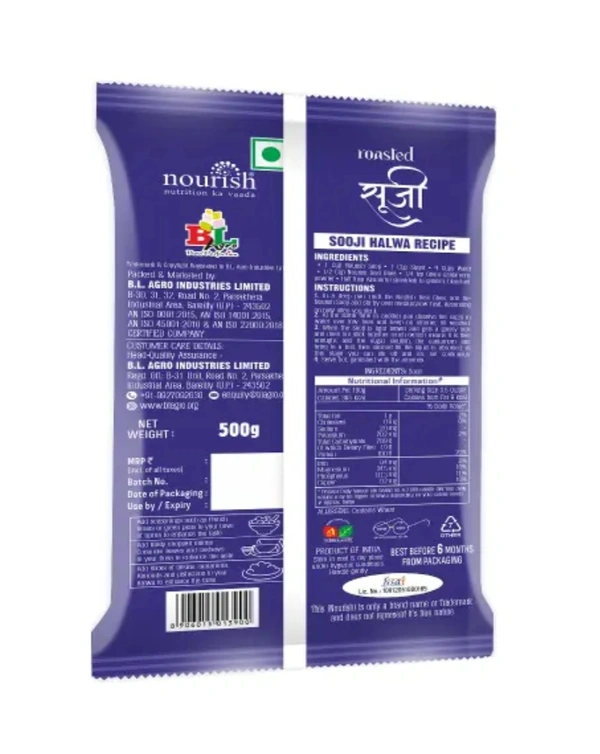 Nourish Sooji  - 500gm