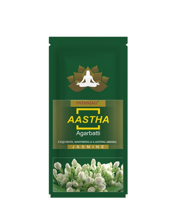 Patanjali  Aastha Agarbatti Jasmine - 20gm×12units