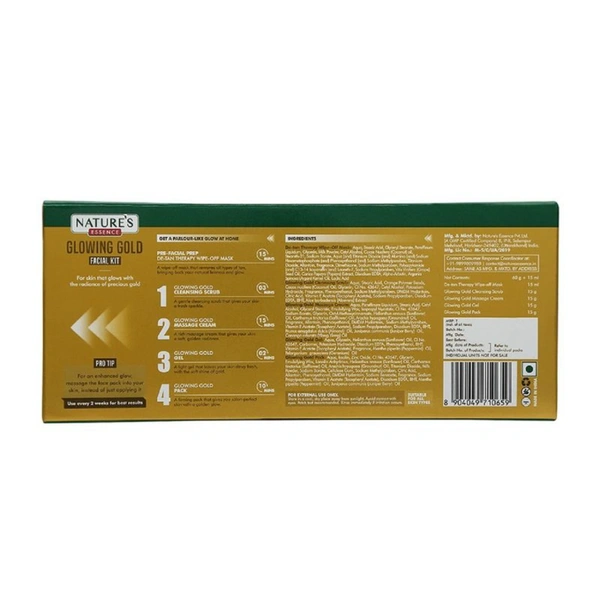Nature's Glowing Gold Facial Kit - 60gm+51gm