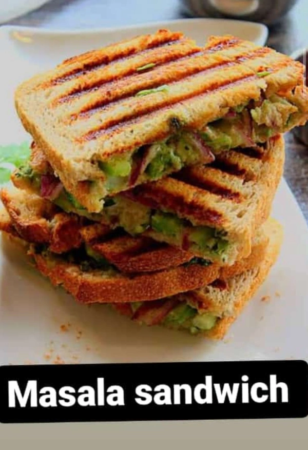 Masala Grilled Sandwich 