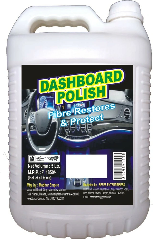 Sefee Car dashboard polish standar quality 5lt. - Mercury, 4/8(12