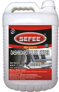 Sefee dashboard polish Premium quality 5Lt. - Silver, 4/8/12