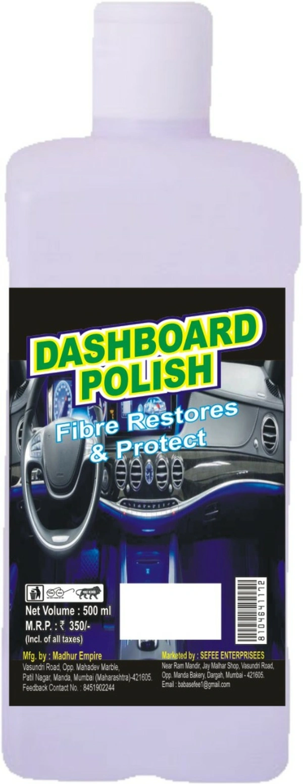 Sefee Car dashboard polish standar quality 500/Ml.. - Silver, 3/2/7