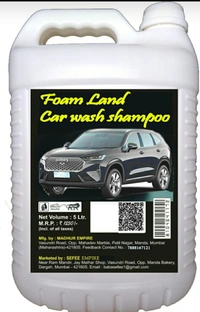 Sefee Colour Foam Car Shampoo 5 kg | Produces Thick  Colour Foam - Green, 4/8/12