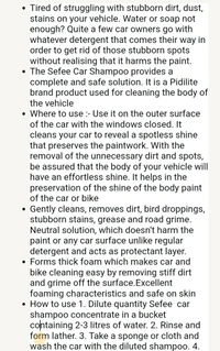 Sefee Colour Foam Car Shampoo 5 kg | Produces Thick  Colour Foam - Green, 4/8/12