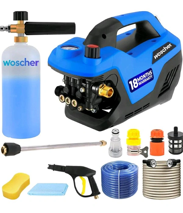 Sefee Woscher Car Washer High Pressure Gun Pressure Washer for Car, Car Washing Pump for Car, Bike and Home Use Cleaning |18 Months Warranty | 100% Copper Motor | 2400 Watts | 240 Bars |
100+ bought in past month - Cornflower Blue