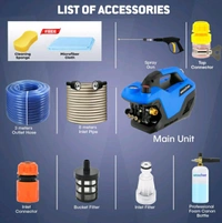 Sefee Woscher Car Washer High Pressure Gun Pressure Washer for Car, Car Washing Pump for Car, Bike and Home Use Cleaning |18 Months Warranty | 100% Copper Motor | 2400 Watts | 240 Bars |
100+ bought in past month - Cornflower Blue