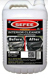 Sefee Car Interior Cleaner 1 Kg | Concentrated | All In One | For Upholstery, Vinyl, Rexine, Leather, Ceiling, Door Panels, Dashboard & Foot Matts | - Turbo