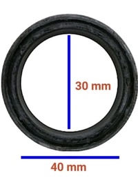 Sefee HTP Pump Repair Kit of 6 ValveWasher, 6 Non Return Valve, 9 Piston GlenWashers 16 L Backpack Sprayer - 2/4/6, Black