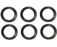Sefee HTP Pump Repair Kit of 6 ValveWasher, 6 Non Return Valve, 9 Piston GlenWashers 16 L Backpack Sprayer - 2/4/6, Black