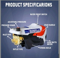 Sefee Woscher Car Washer High Pressure Gun Pressure Washer for Car, Pressure Adjustable Car Washing Pump for Car, Bike and Home Use Cleaning |18 Months Warranty | 2200 Watts | 160 Bars |
300+ bought in past month - Mauve