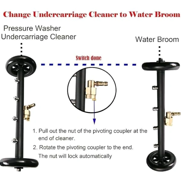 Sefee Painter Spray Gun (LABEL) High Pressure Water Broom for Pressure Washing, WBG-14 with 4 Nozzles.
17%
off

 - Dorado