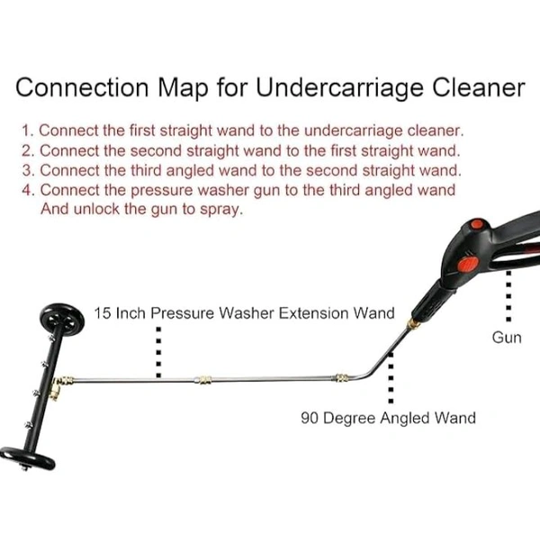 Sefee Painter Spray Gun (LABEL) High Pressure Water Broom for Pressure Washing, WBG-14 with 4 Nozzles.
17%
off

 - Dorado